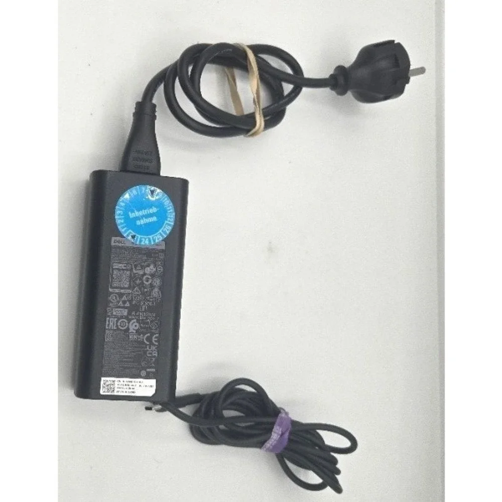 Dell 65W USB-C AC Power Adapter Charger Model FHYND European Schuko Plug